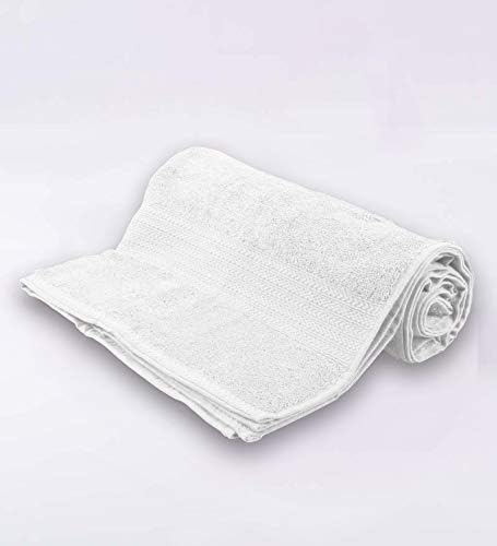 Bombay Dyeing Tulip Small Size Bath Towel 500 Gsm (White)