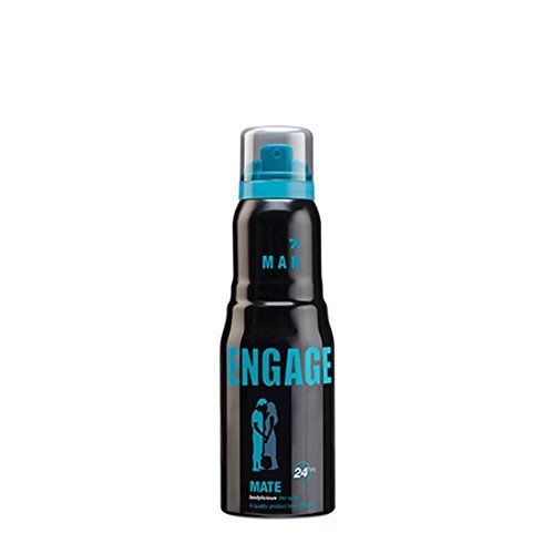 Engage M1 Perfume Spray 120ml 4 Fl.oz. & Mate Bodylicious Deo Spray 150ml 5 Fl.oz. | Ideal For Men