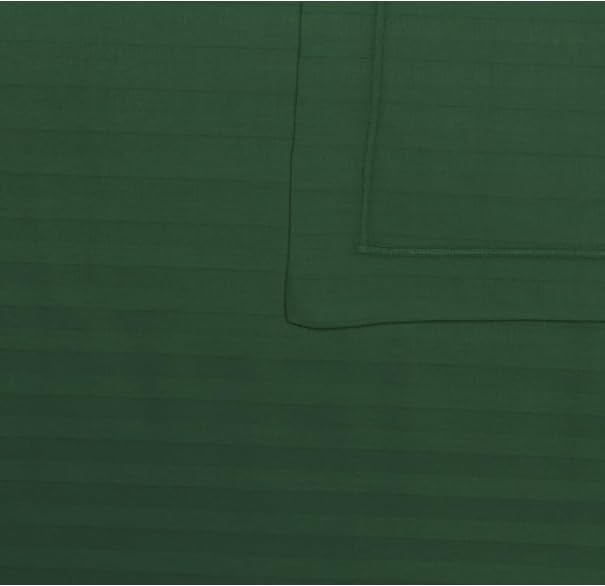 Bedsheet Single Bed With 1 Pillow Cover - 60 X 90 Inches, Dark Green | Ideal For Home, Hotel, Guest House | Soft, Elegant Microfiber For Ultimate Comfort