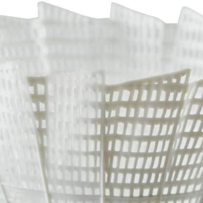 Spocco 500 Plastic Durable Shuttlecock Badminton , Speed 76 | White , Pack Of 6 , Nylon & Synthetic Cork Base
