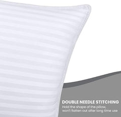 Bed Pillows, Down Alternative Bedding Cooling Pillow For Sleeping, White, Standard Size - 27 X 17 Inch | Soft & Breathable Cover, Soft Pillow, Easy Care, Comfortable Pillow - Pack Of 4