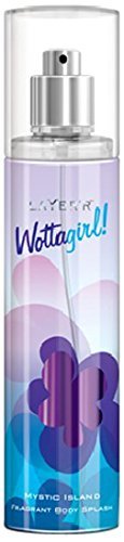 Layer'r Wottagirl  Mystic Island + Secret Crush Fragrant Body Splash Each 135ml 4.56 Fl.oz. Combo Of 2