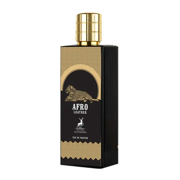 AFRO LEATHER BY MAISON ALHAMBRA EDP FOR MEN & WOMEN 80ML 2.7 FL.OZ.