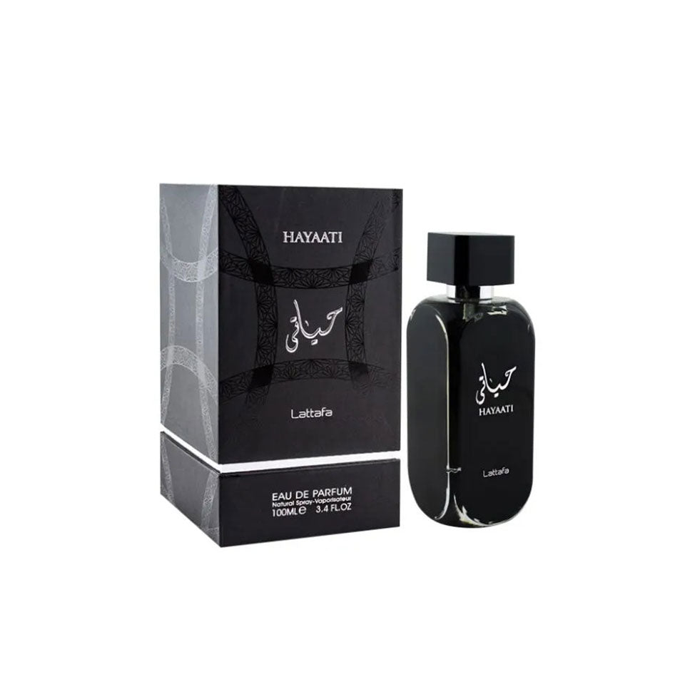 Lattafa Hayaati Black Eau De Parfum 100ml 3.4 Fl.oz. Unisex Luxury Fragrance | Long Lasting