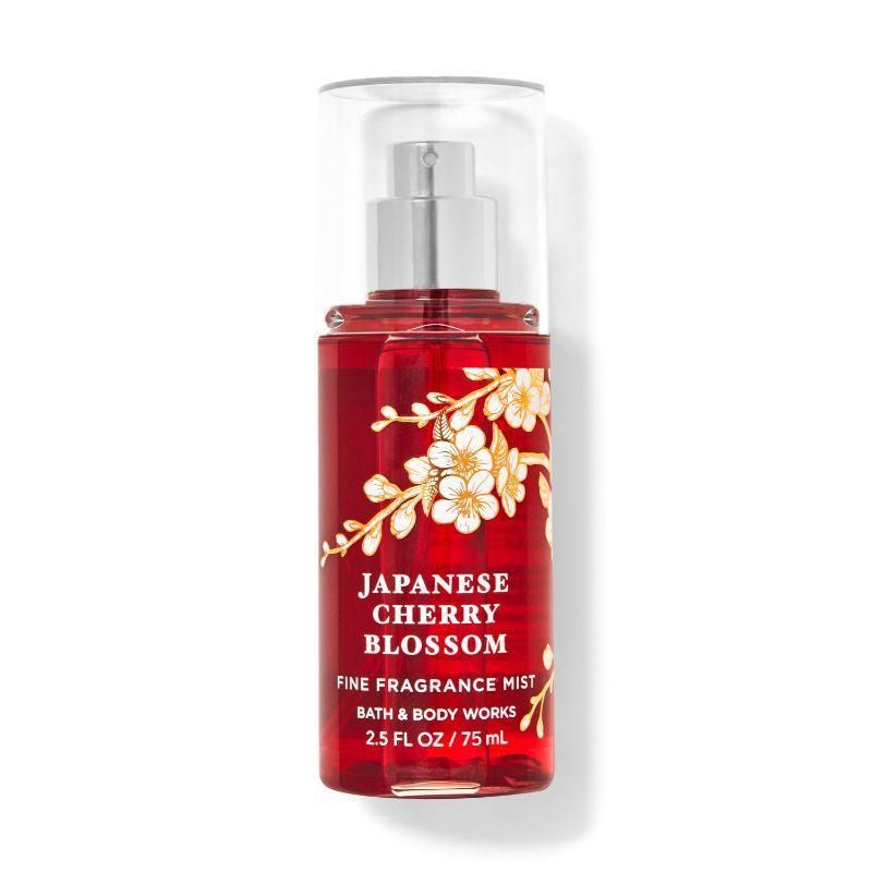 BATH & BODY WORKS JAPANESE CHERRY BLOSSOM TRAVEL SIZE FINE FRAGRANCE MIST 75ML 2.5 FL.OZ.