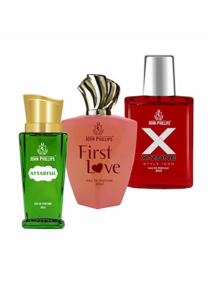 John Phillips Attarful + First Love +  X X-zone Eau De Parfum 60ml 2 Fl.oz. Each Pack Of 3 For Men & Women