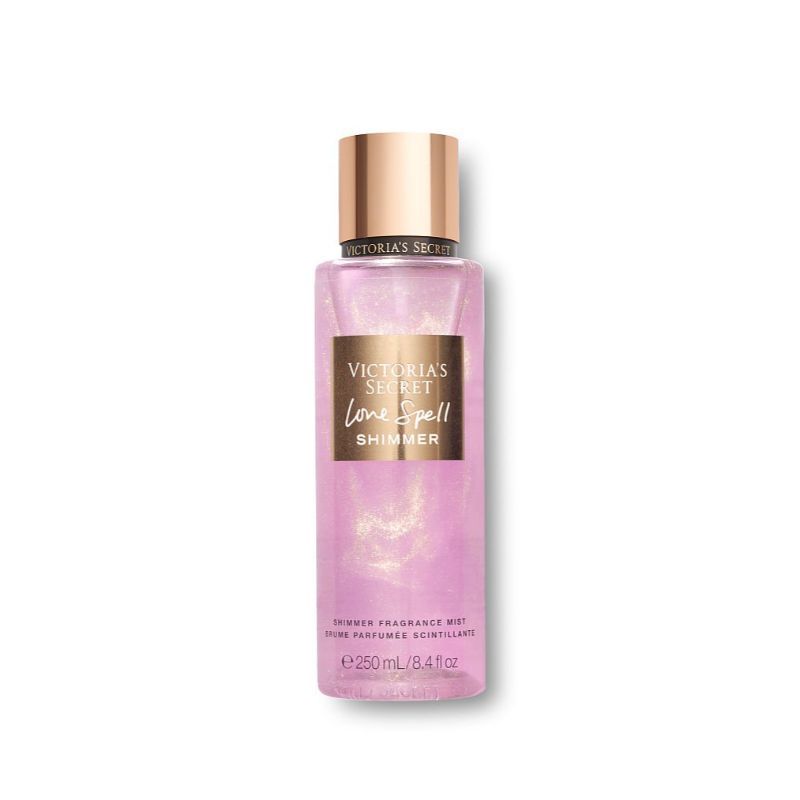 VICTORIA'S SECRET LOVE SPELL SHIMMER FRAGRANCE MIST 250ML 8.4 FL.OZ. FOR WOMEN