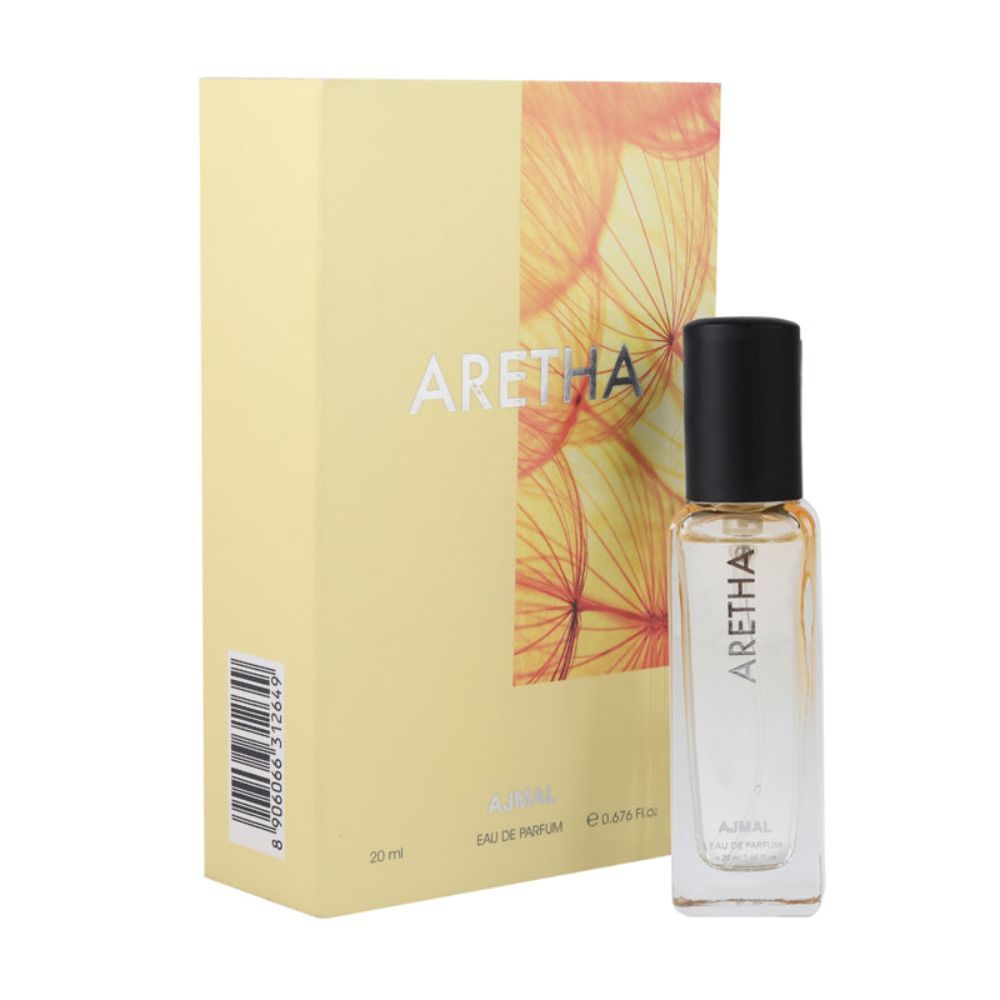 Ajmal Aretha Eau De Parfum 20ml 0.6 Fl.oz. & Neea Deodorant 150ml 5 Fl.oz. Party Wear Gift For Women