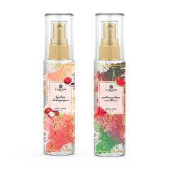 CARLTON LONDON PERFUME COMBO LYCHEE AND WATERMELON BODY MIST 150ML 5.0 FL.OZ. EACH  SET OF 2