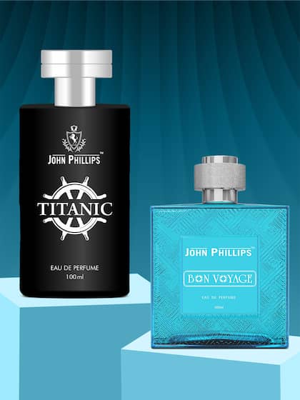 John Phillips  Luxury Titanic & Bon Voyage Eau De Parfum 100ml 3.4 Fl.oz. Each Pack Of 2 | French Perfume Combo Gift Set For Men