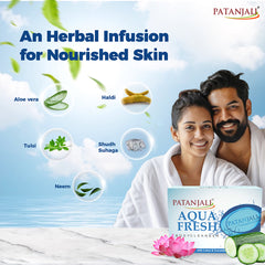 Patanjali Aqua Fresh Body Cleanser, With Cleanse Gently, Purify & Provide Long Lasting, 375gm