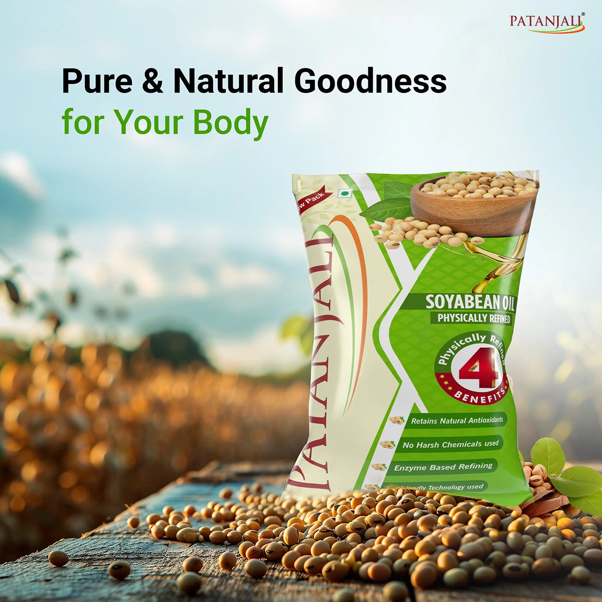 Patanjali Fortified Soyabean Oil (P) 1liter