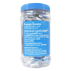 Patanjali Aastha Premium Camphor Tikki Jar, With Camphor (Kapoor), 375gm