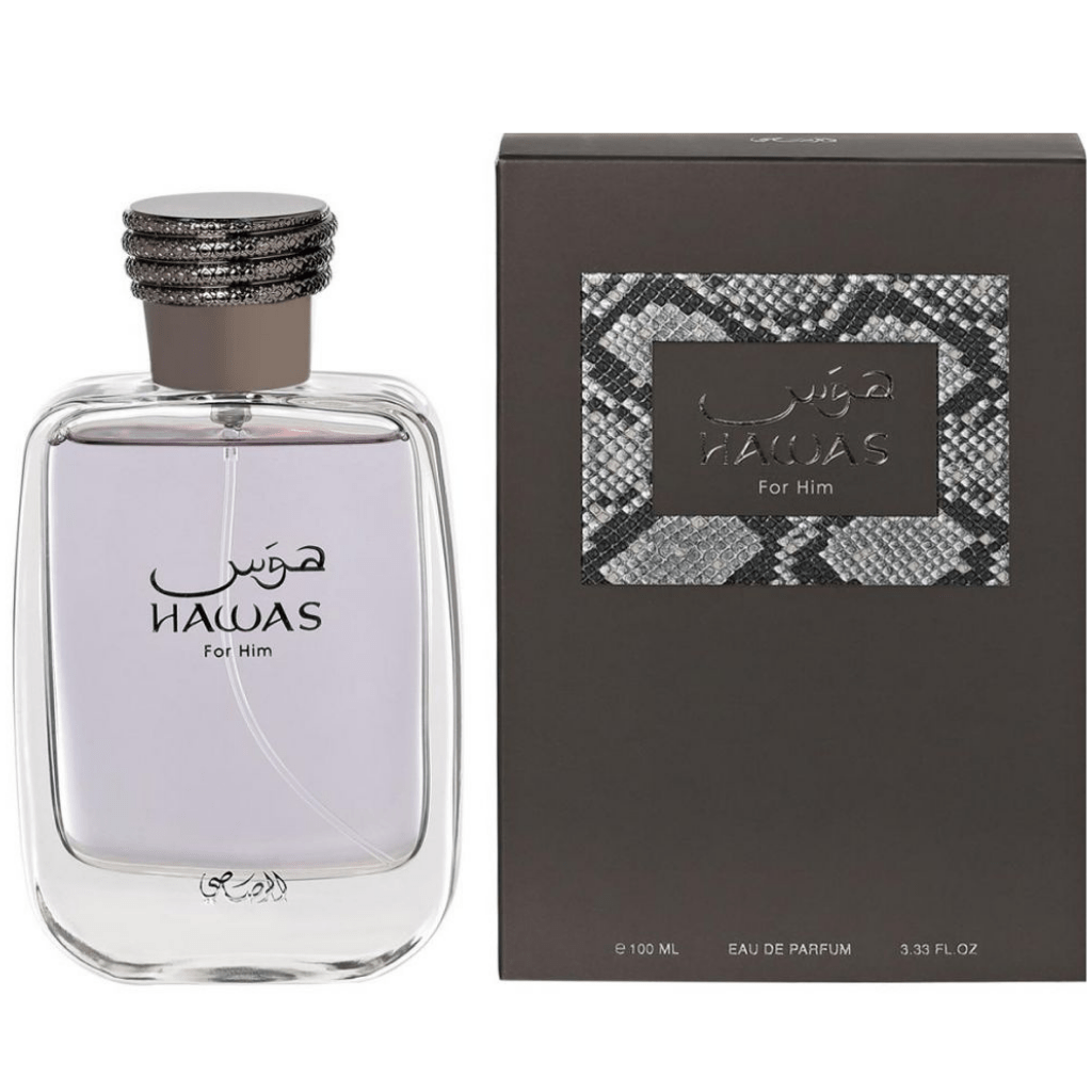 Rasasi Hawas For Him Eau De Parfum 100ml 3.4 Fl.oz. Men Luxury Perfume | Long Lasting | Perfect Gift