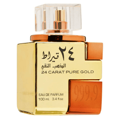 Lattafa 24 Carat Pure Gold Eau De Parfum 100ml 3.4 Fl.oz. Unisex Fragrance | Long Lasting