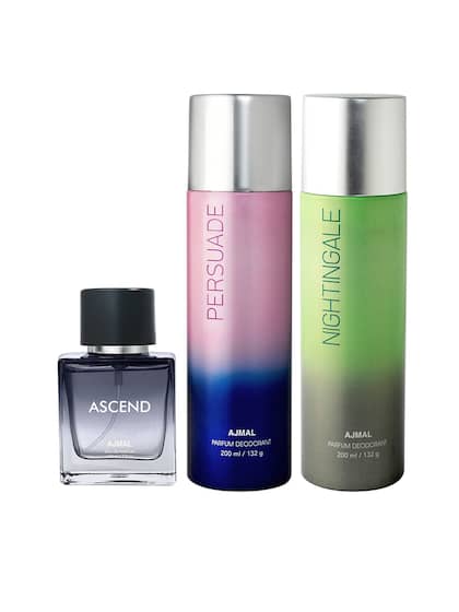 Ajmal Persuade & Nightingale Deodrant 200ml 6.7 Fl.oz. Each X2 + Ascend Eau De Parfum 50ml 1.6 Fl.oz. Pack Of 3