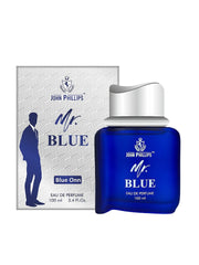 John Phillips 525 Eau De Parfum 60ml 2 Fl.oz. & Mr Blue 100ml 3.4 Fl.oz. Pack Of 2 Fragrances For Men