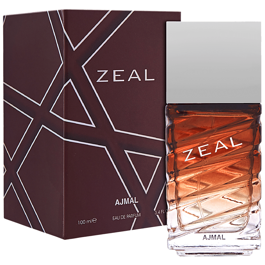 Ajmal Blu Dreams + Zeal Eau De Parfum 100ml 3.4 Fl.oz. Each Pack Of 2 + Aretha  Eau De Parfum 50ml 1.6 Fl.oz. | Combo Of 3 For Unisex