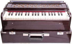 Musical Instrument Harmonium With Carry Bag - Churidar Bellow, 42 Keys, Two Reeds (Bass+ Male), 3 1/2 Octaves, Instant Response Keyboard - No Lag Time