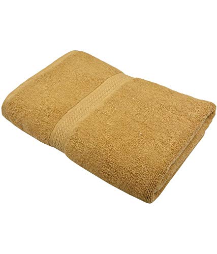 North Field Bath Towel 1000 Gsm | Extra Soft & Absorbent, Durable Bath Towel (Brown & White) - Set Of 2