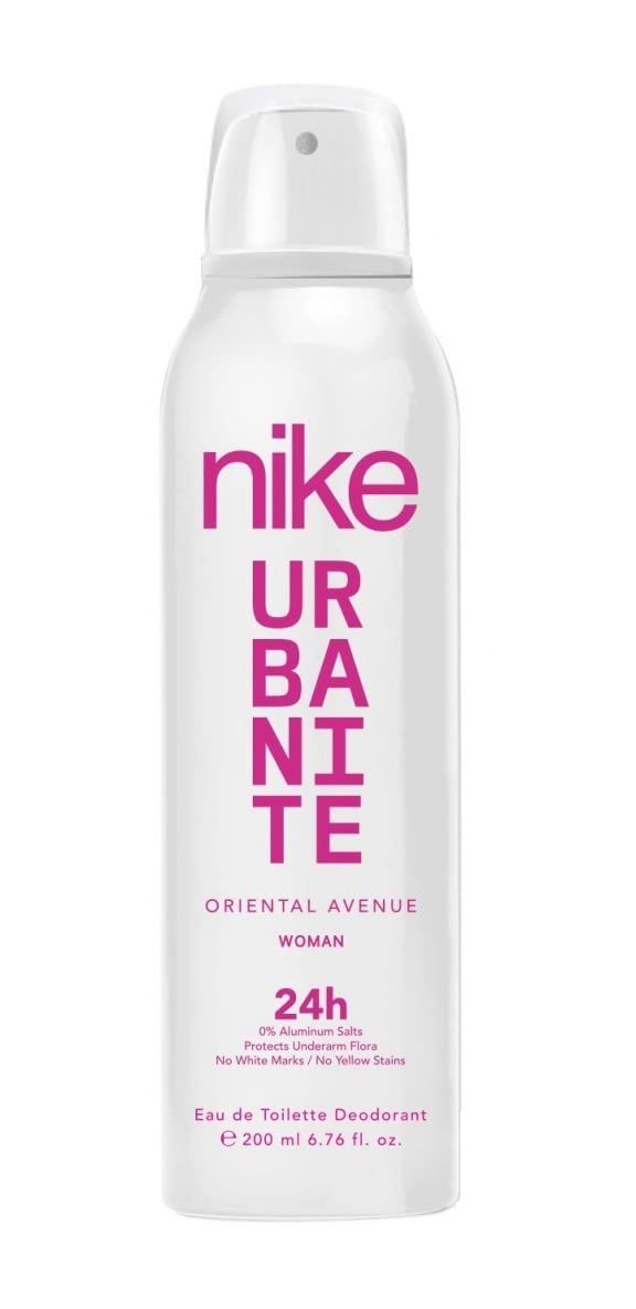 Nike Ultra Pink, Oriental Avenue, Gourmand Street & Ultra Purple Eau De Toilette Woman Deodorant 800ml 27.0 Fl.oz. Pack Of 4 | Best Birthday Gift For Girlfriend