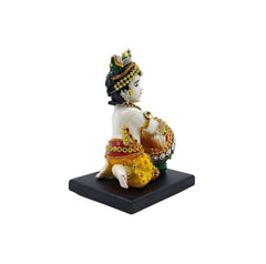 Baby Krishna Bal With Rakhi Pair Kishan, Bal Gopal Ji, Makhan Chor Idol, Resin, Eco Friendly, Baby Krishna Statue, Occasion - Congratulations, God Idols, Janmashtami Specials, Sculpture