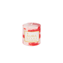 APPLE CINNAMON CHUNK HIGHLY FRAGRANCE PILLAR CANDLE 3INCH HOME DECOR ?CANDLE