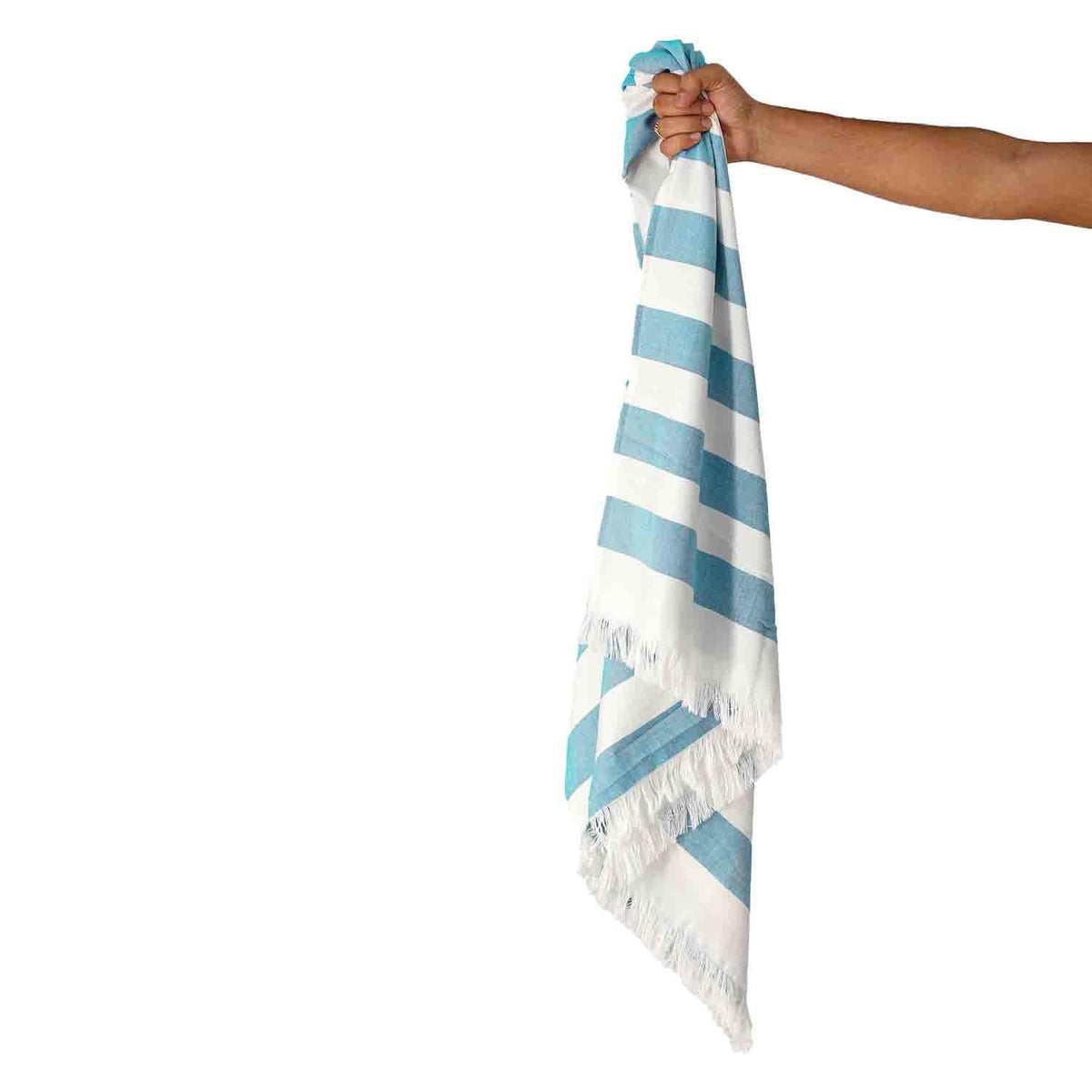 Haber 100% Bamboo Large Bath Towel 240 Gsm | Ultra Soft, Light Weight & Quick Dry Bath Towel For Travel, Gym, Beach, Pool & Yoga (Azure)