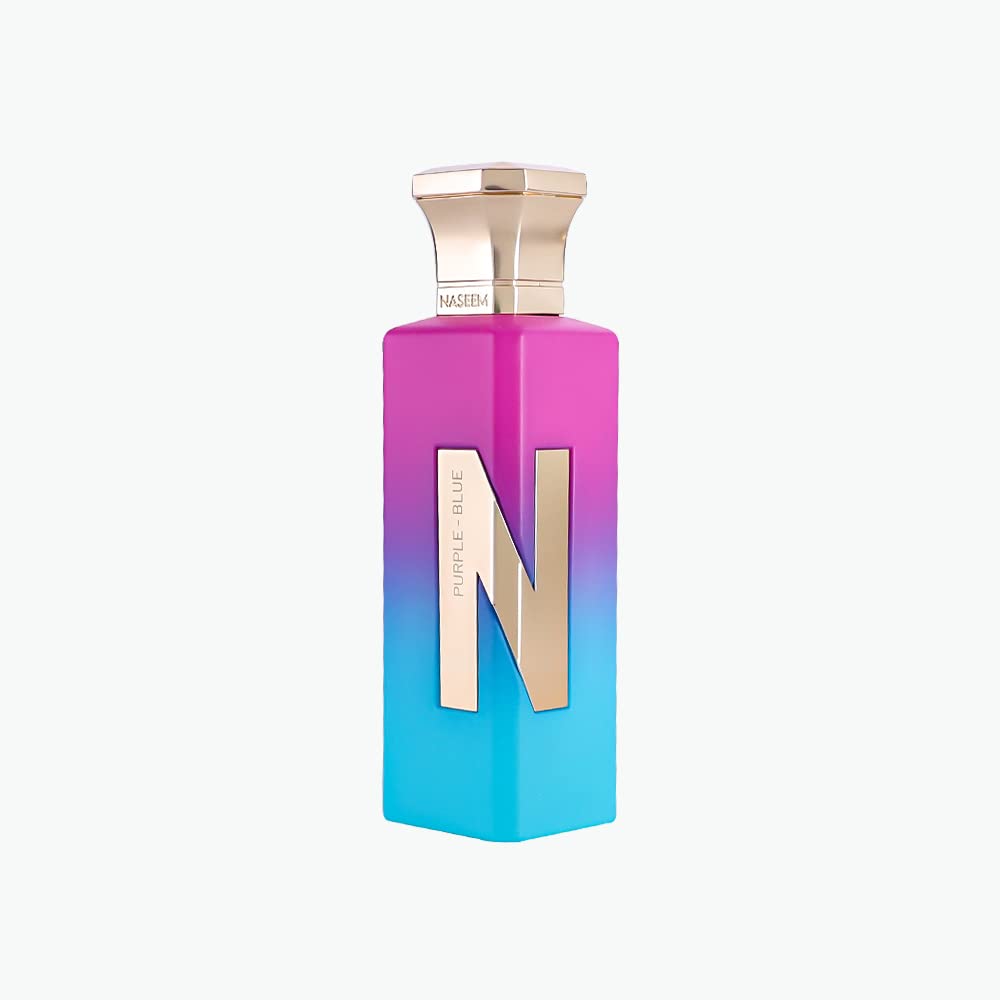 Naseem Purple Blue Perfume Alcohol Free 75ml 2.5 Fl.oz. Arabian Fragrance For Women