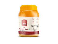 Organic Cow'S Desi Ghee By Ugam | Great Source Of Energy & Vitamin Healthy Desi Ghee Perfect For Body Joint Pain | (500ml) 16.9 Ounce | Jar Pack