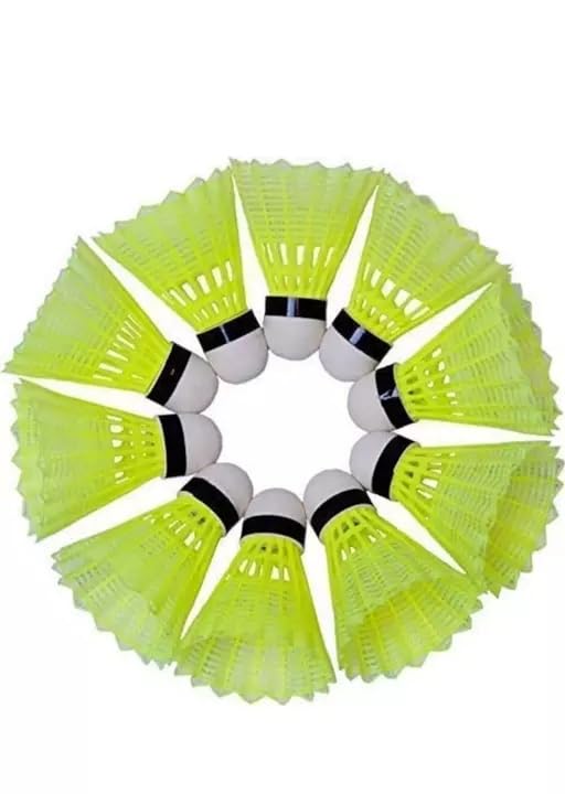 Zonex 6000 Badminton Nylon Shuttlecocks For Precision Play | Green Pack Of 6