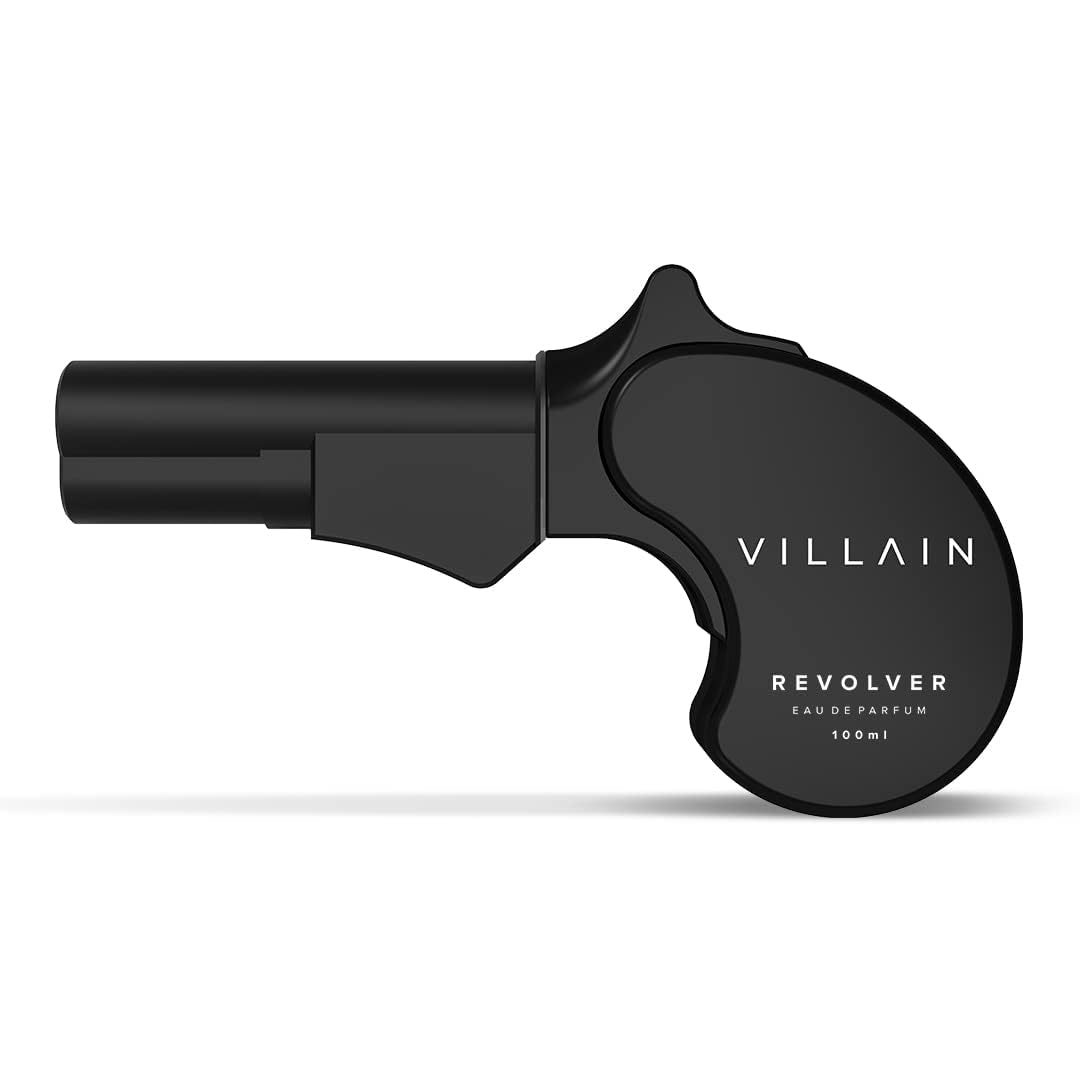 Villain Revolver Eau De Parfum 100ml 3.4 Fl.oz. Masculine Fragrance | Premium Luxury Gift For Men | Travel Friendly