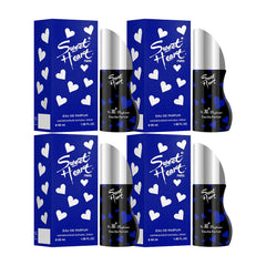 Sweet Heart Blue Eau De Perfume 4pcs 240ml 8.1 Fl.oz.