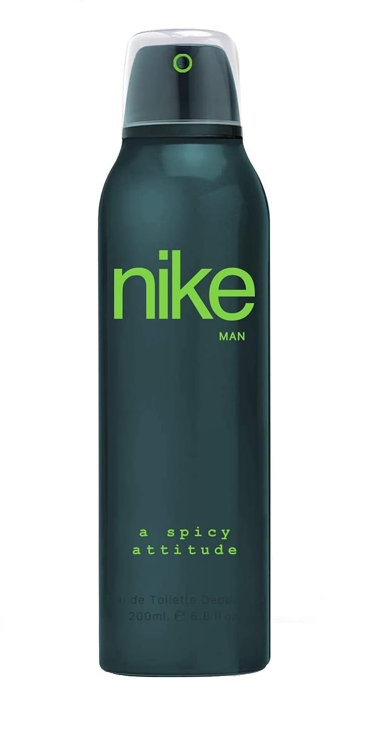 Nike Ultra Blue, Spicy Attitude, Ultra Green & Up Or Down Eau De Toilete Deodorant Body Spray 800ml 27.0 Fl.oz. Pack Of 4 | Perfect Gift Set For Men