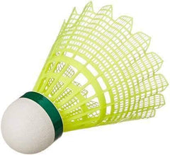 Ymox 45 Nylon Badminton Shuttlecocks , Made From Quality Eva | Yellow , Pack Of 6