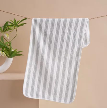 Homecloud Ultra Soft Bath & Face Towel 400 Gsm | 3x Softer Than Cotton Towels Highly Absorbent & Ultra Fast Dry Perfect For Home, Pool, Spa & Gym | Set Of 2 (Light Green)