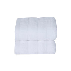 Maspar 100% Cotton Casper Hand Towel 500 Gsm (White) - 2 Pcs