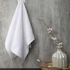 Av DéCor Cotton Hand Towel 2400 Gsm | Hand Towel For Hotel ,Gym , Spa & Home Use Set - White (12 Piece)