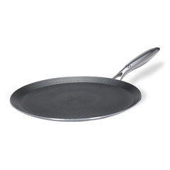 Stellar Stainless Steel Triply Non Stick Tawa 28 Cm | Etched Nonstick Tava - Rivet Less Double Wired Handle | Gas & Induction Base