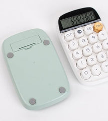 Onprix 10-digit Scientific Mechanical Calculator Large LCD Display Office Calculators Cute Calculator Desktop Financial Office Calculator (14.8 X 9.2 Cm) (White)