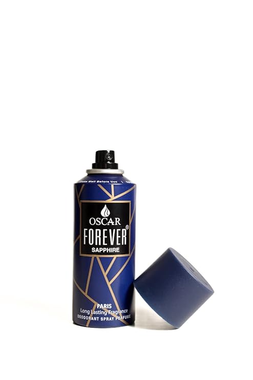 Oscar Forever Sapphire Deodorant For Men | Fougere Oriental Smell Men Deo | Everyday Body Deo For Men |150ml 5 Fl.oz.