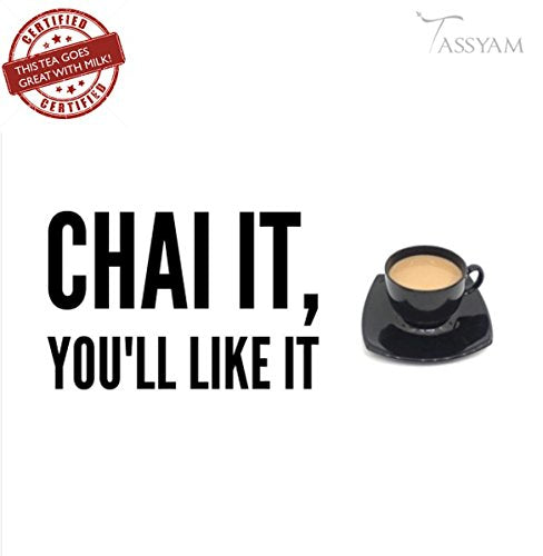 Tassyam Organics Kadak Assam Masala Tea - 500gm, 17.6 Ounce | Masala Chai Improved With Leaf Tea - New & Improved Hand Crushed Spices + Gold Blend CTC Chai With No Artificial Flavors