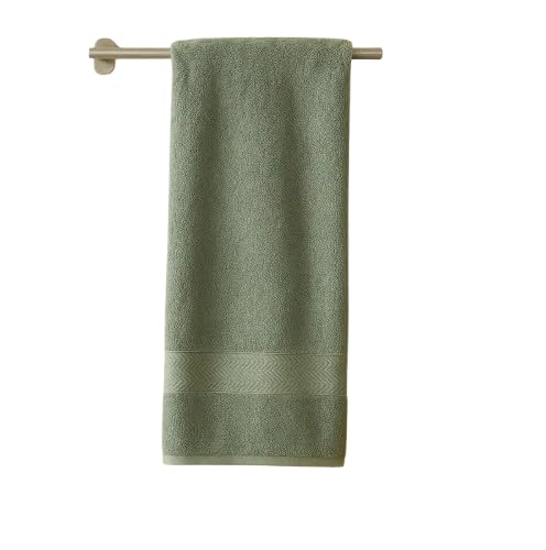 Essencenest Ultra-Soft Bamboo Fiber Bath Towel 450 Gsm, Eco-Friendly, Antibacterial & Antifungal (Green)