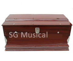 Musical Instrument Harmonium - 39 Keys, Double Bellow, Two Reeds (Base- Male), Without Stopper | Tuning 440 Standard Pitch