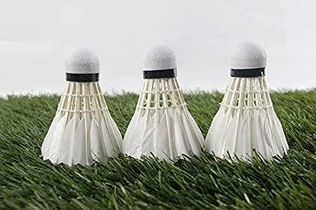 Udki Feather Shuttlecock A3 - Speed 78 | Extended Durability For Over 2 Games , White | Pack Of 12