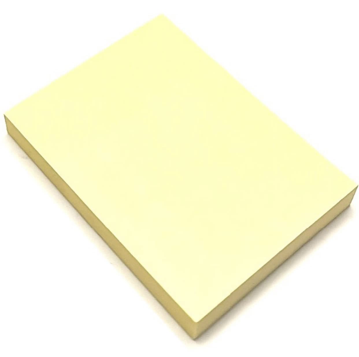 400 Sheets Sticky Notes, Pack Of 4 X 100 Sheets, Yellow | Sticky Notes For Office, School, College