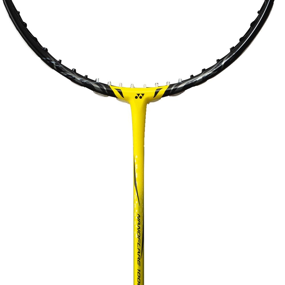 Yonex NANOFLARE 1000 PLAY Badminton Racquet, 4U 5G, Colour - Lightning Yellow, Grip Size - 4 Inches, Material - Graphite