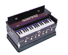 Musical Instrument Harmonium With Carry Bag - 7 Stopper, 39 Keys, Double Bellow, 2 Reeds (Bass+ Male) | Handmade Instrument