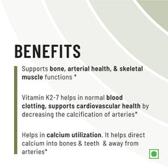 Unived Vitamin K2-7 (Menaquingold) 55mcg, Plant - Based Vitamin Mk-7, For Optimal Calcium Absorption, Heart & Bone Health | 120 Veg Capsules , 200gm 0.4lbs
