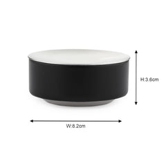Black Stainless Steel Katori With Lid - Bliss Series | Matt Finish Bowl - Serve Ware, Dinnerware & Tableware